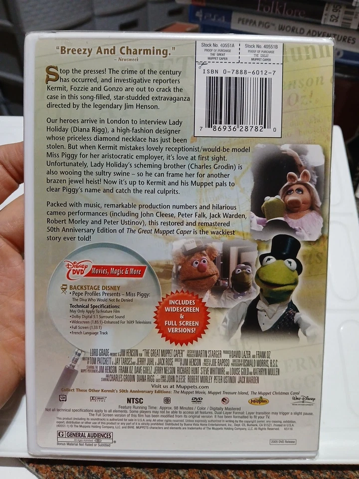 NEW SEALED The Great Muppet Caper (DVD 1981 50th Anniversary Edition) Jim Hensen - Image 3 of 3