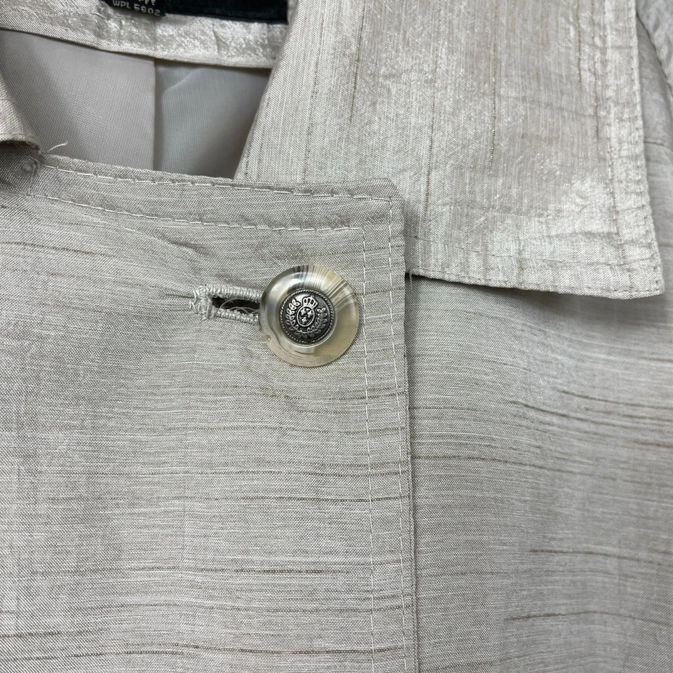 Vintage Komitor Trench Coat Women 24W Oversized Slouchy Plus Size Baggy Layering - Image 4 of 4