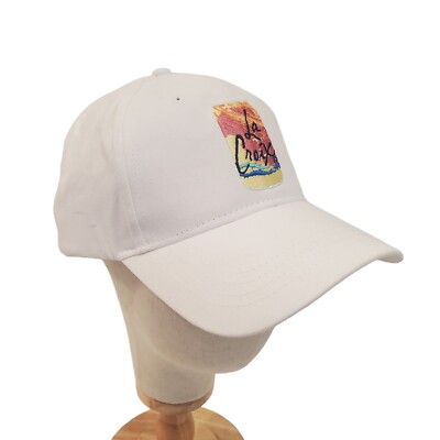 La Croix Embroidered Baseball Hat White Adjustable Strap  display picture 2