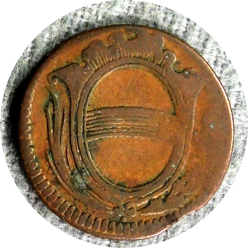 elf Switzerland Canton Zug 1 Rappen 1805  RARE Date