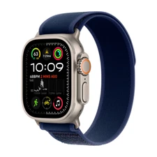 Apple Watch Ultra 2 49mm GPS+Cell Titanium Case w Blue Trail Loop M/L MX4L3LW/A