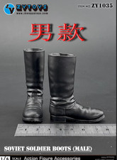 ZYTOYS 1/6 ZY1035 WWII Soviet Army Boots Shoes For 12" Male Action Figure Body