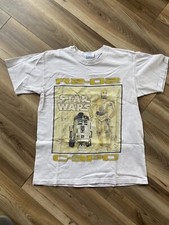 Vintage Star Wars Single Stitch T-shirt Youth XL C3P0 R2D2