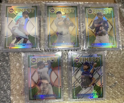 Twins 2022 topps finest flashbacks 5 Cards Lot