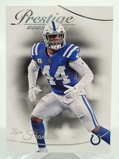 2023 PANINI PRESTIGE ZAIRE FRANKLIN FOOTBALL CARD COLTS NFL donruss topps score
