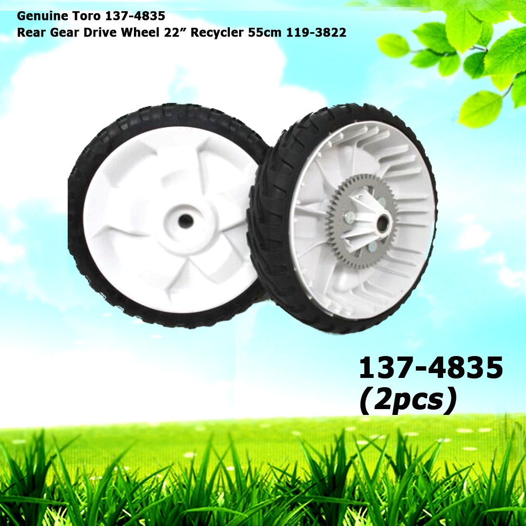 アキノリオ　used品 2 Genuine Toro 137-4835 Rear Gear Drive Wheel 22