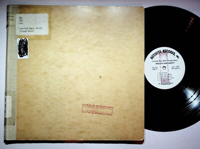 1970 Learning Basic Skills Through Music Health & Safety Vinyl LP Record