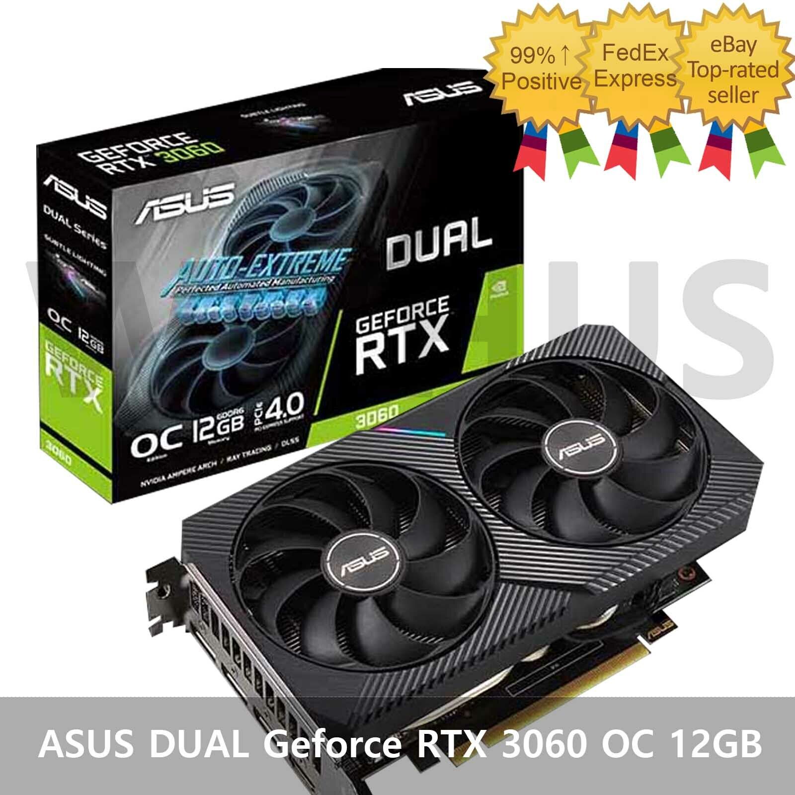 NVIDIA ASUS DUAL Geforce RTX 3060 O12G OC GDDR6X 12GB - Express