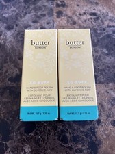 Butter London So Buff Hand  Foot Polish With Glycolic Acid 2 Pack New Free Ship