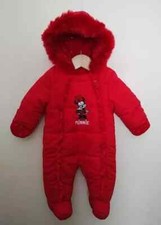 Disney Minnie Mouse 0-3 Months All In One Snowsuit Great Condition FAST DISPATCH