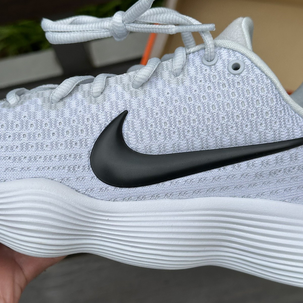 Size 7 - Nike Hyperdunk 2017 Low White Black Basketball Shoes