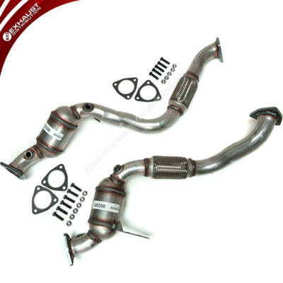 #ad VOLKSWAGEN Touareg 3.6L 2008 2009 Flex pipe Catalytic Converters 2 Pieces $319.91