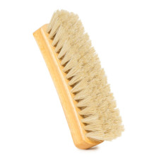 Spazzola per Lucidare le Scarpe in Pelle in Crine Chiara - Cura della Scarpa