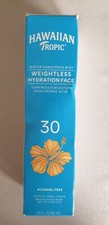 Hawaiian Tropic Weightless Hydration Water Sunscreen Mist for Face Vegan SPF 30