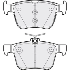 Apec Blue Brake Pads - Rear PD3831 - For selected Audi Seat Skoda Volkswagen