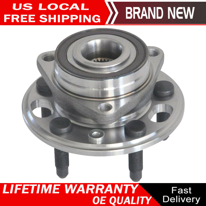2-Pack Wheel Hub & Bearing Assembly - Compatible With Buick, Cadillac, Chevy Equinox/Impala, GMC Terrain (Part #513288)