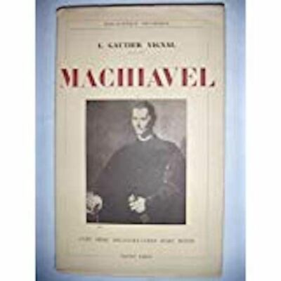 Machiavelli, p, payot, 1930, in-8, br,, 295 pp,, 16 [Einband unbekannt]