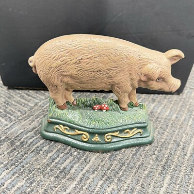アンティーク雑貨 vintage Decker's pig store display Pair of
