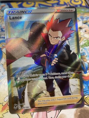 Lance 192/195 Pokemon Silver Tempest Ultra Rare Full Art Trainer