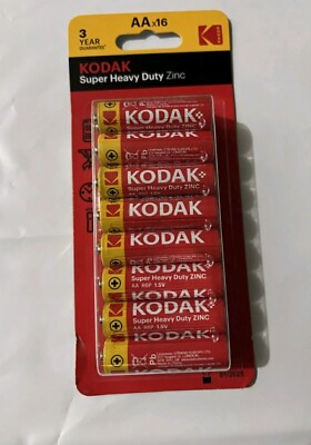 Kodak battery AA ,   16 PACK NEW