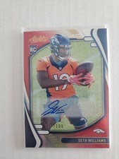 2021 Absolute Rookies Spectrum Red Signatures /100 Seth Williams Rookie Auto RC