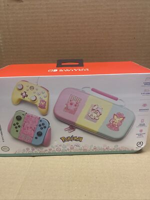 Pokemon Nintendo Switch Sweet Assortment Controller, Case, Grip. New Sealed