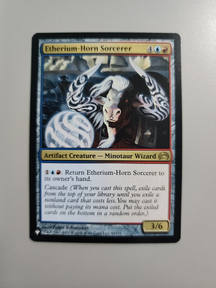 MTG Etherium-Horn Sorcerer The LIst - Planechase 2012 91 Regular Rare | eBay MTG Etherium-Horn Sorcerer The LIst - Planechase 2012 91 Regular Rare | eBay