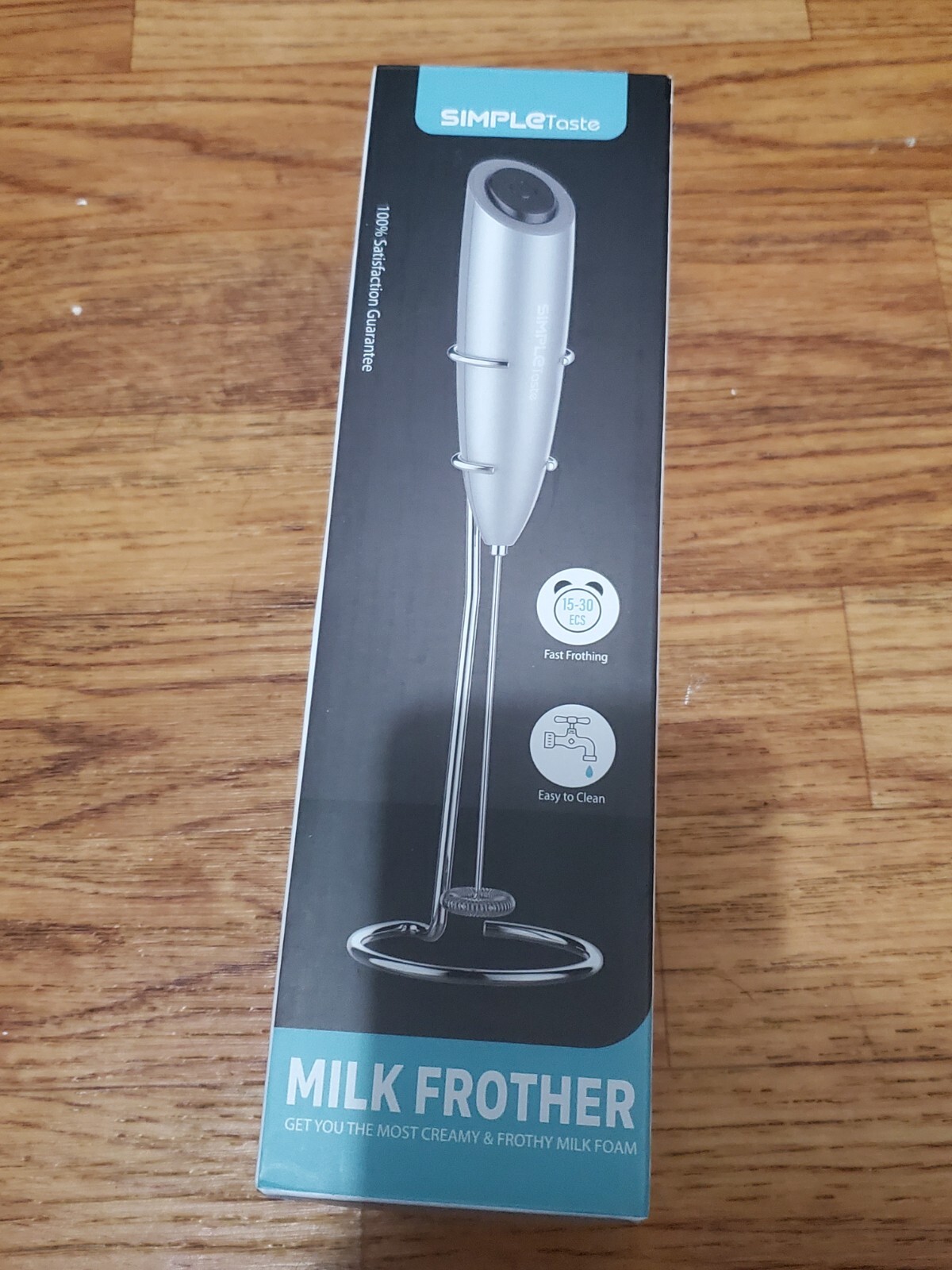 Milk Frother Handheld Battery Operated Electric Foam Maker Drink Mixer-image