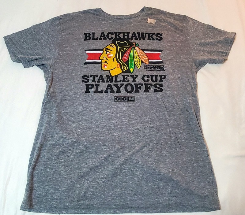 Official Chicago Blackhawks XL 2016 Playoff Shirt New Unused