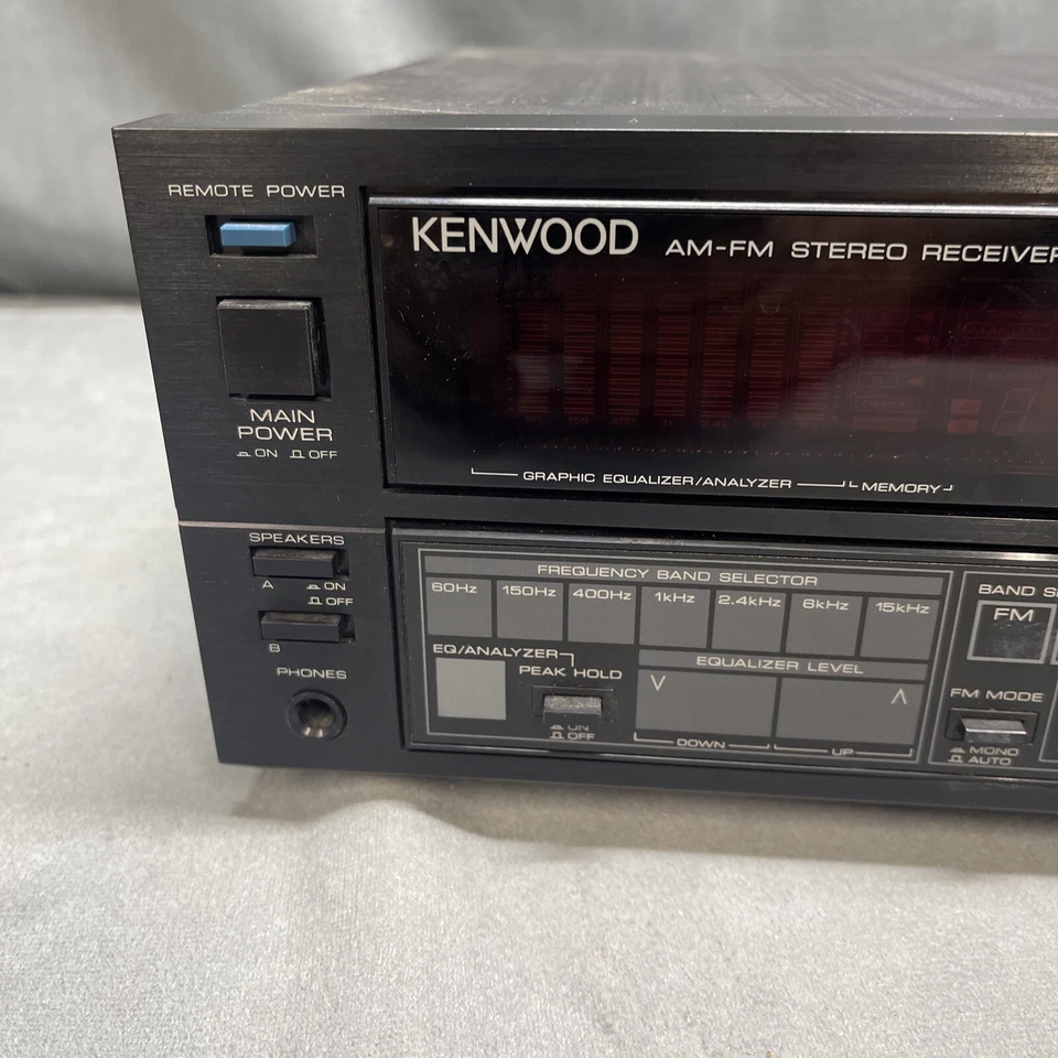 Kenwood KVR-A90R AV Stereo Tuner Amplifier Receiver Non Working Standby Only - Image 3 of 4