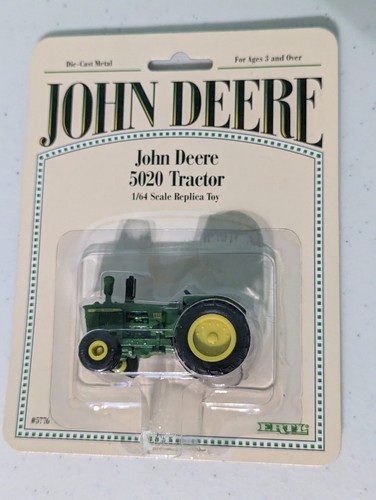 john deere 5020 tractor 1/64th scale die cast metal #5776