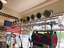 10 Ft Lighting Alum Lighting Truss - W/Stands - 8 Par 56 Cans  NSI Dimmer Pack