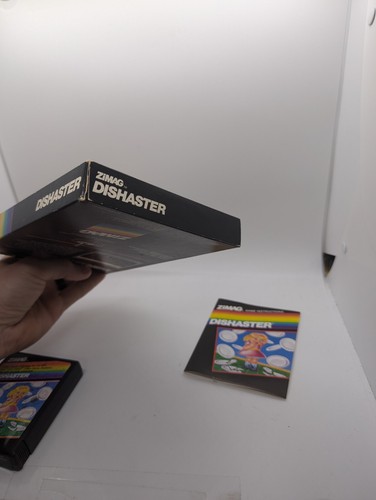 Dishaster (Atari 2600) Cartridge With Manual TESTED! RARE! Video Game Authentic - Picture 9 of 9