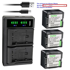 Kastar Battery LTD2 USB Charger for HITACHI DZ-BP14S DZ-GX20 DZ-GX20A DZ-GX20E