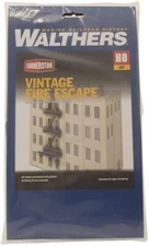 Walthers 933-3729 Vintage Fire Escape Kit HO Scale Train