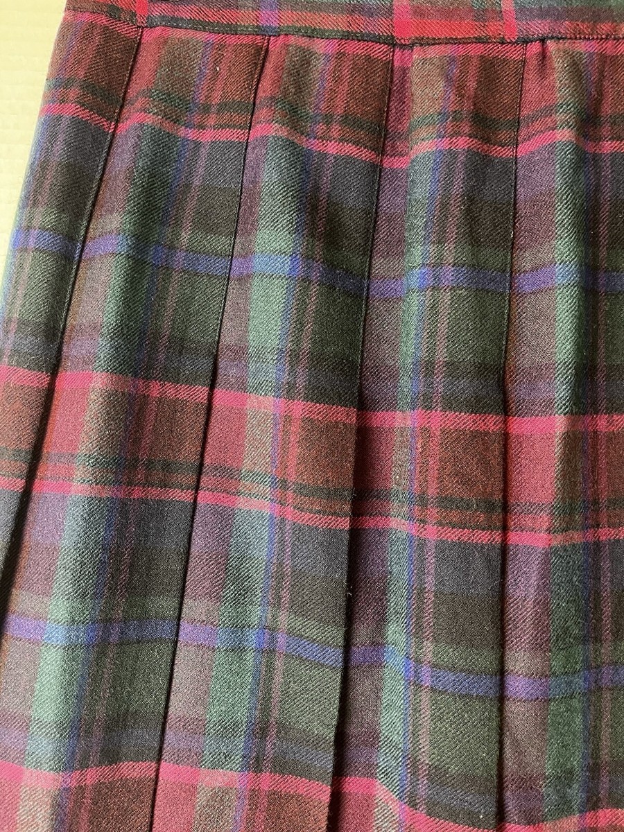 Nordstrom Vintage Corbin Ltd. Wool lined pleated skirt ,31