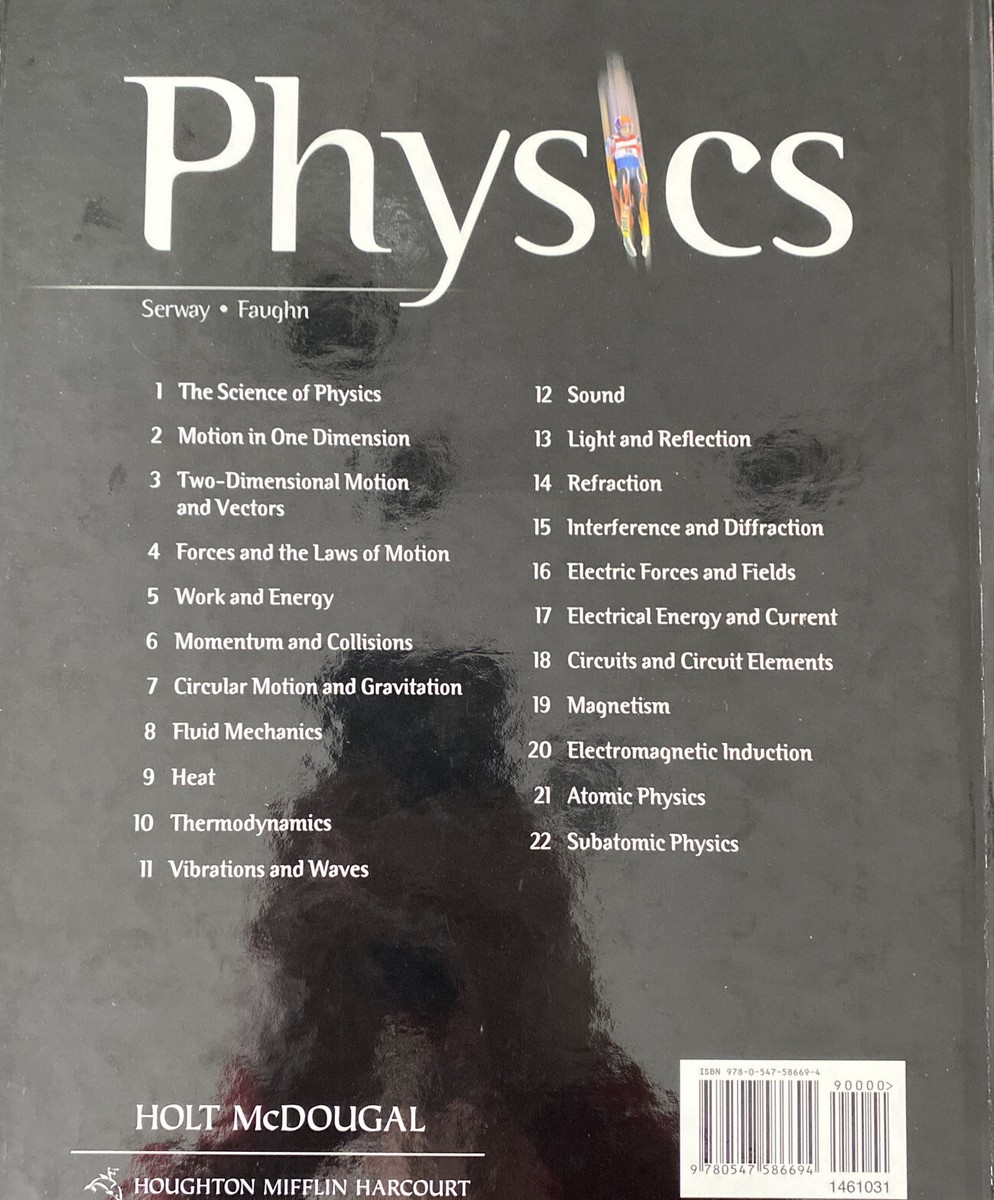 Holt Mcdougal Physics : Student Edition 2012 by HOLT : LIKE NEW | eBay
