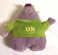 Disney Monsters Inc University Squishy OK Sweater Bean Bag Stuffed Plush Doll