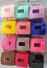Glossy Square Claw Hair Clips for Girls   Stylish Hold  Strong Grip