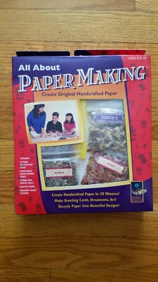 Vintage All About Paper Original Hand crafted Paper 1998!