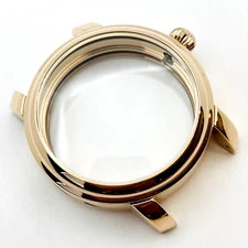 -3- WOW Size 16S WRISTWATCH Wrist Pocket Watch Display Case Rose Gold Plated R3