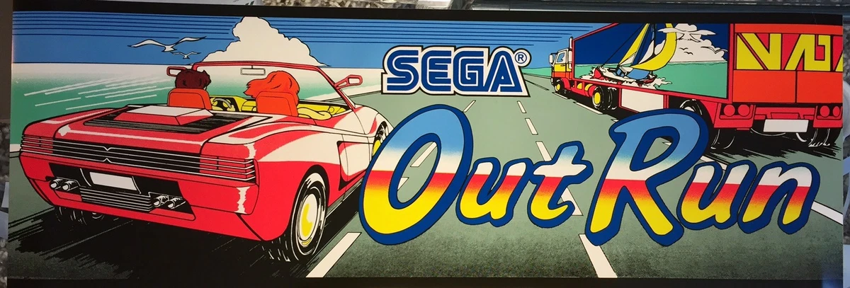 Sega Outrun In Collectible Arcade Gaming Replacement Parts for