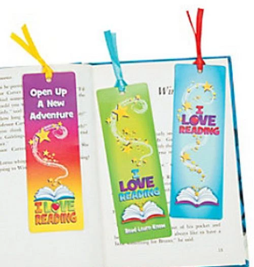 Pack of 12 - I Love Reading Bookmarks - Inspirational Markers for Book Lovers