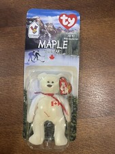 McDonald’s TY Maple The Bear Beanie Baby 1999 RARE