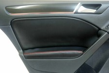 Fits 2010-2014 Vw Gti Golf Mk6 Pvc Leather Door Panel Armrest Cover Red Stitch Fits 2010-2014 Vw Gti Golf Mk6 Pvc Leather Door Panel Armrest Cover Red Stitch