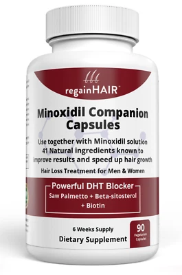 ADP DHT Blocker Hair Growth Men Women use with Minoxidil 5% 4 Better Faster Results