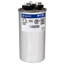GE Genteq Replacement 35/5 uf 370 VAC Round Dual Capacitor Z97F9834 97F9834