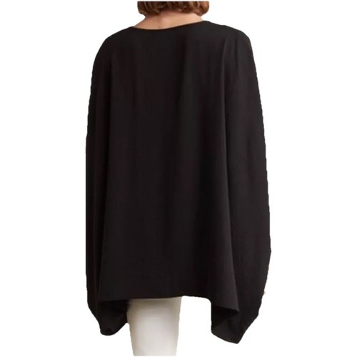 PATRIZIA LUCA OVERSIZED TUNIC TOP BLACK OS NWOT - Picture 3 of 13