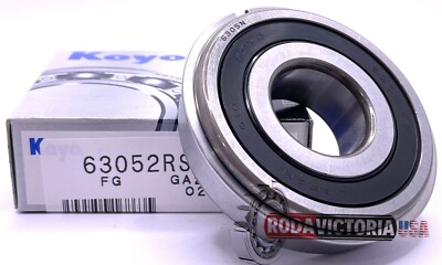 6305 2RS NR KOYO JAPAN Deep Groove Ball Bearings 25x62x17mm SNAP