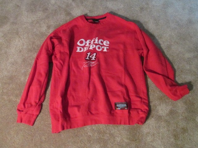 Tony Stewart Office Depot Sweatshirt Mens XL